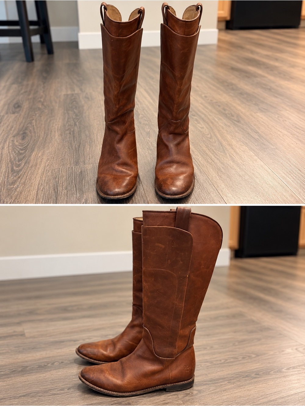 Women’s Frye Brown Leather Riding Boots